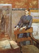 Edgar Degas Portrait of Miss Lu France oil painting reproduction